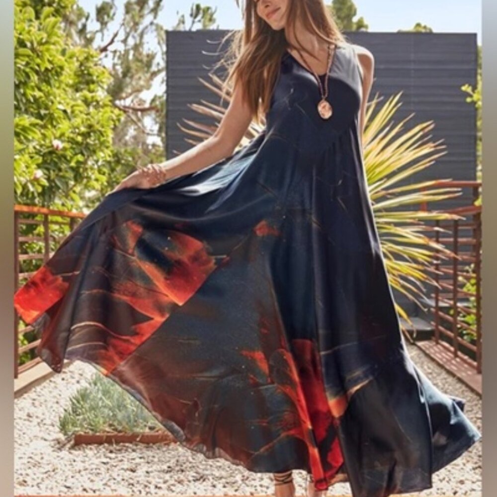 Johnny Was Silk Floral Dilflor Maxi Dress NWT XL $598